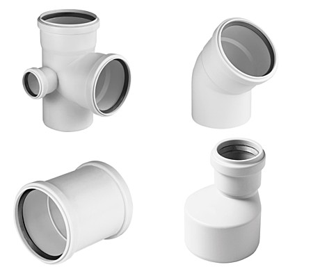 Фитинги для внутренней канализации БЕСШУМНЫЕ (Белые)